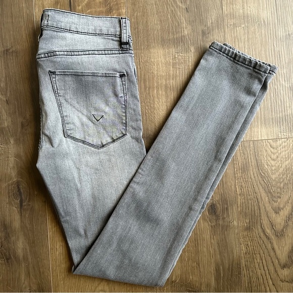Hudson Nico Mid Rise Super Skinny Trooper Grey - Size 26 - Picture 5 of 10